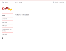 Tablet Screenshot of cubestuff.com
